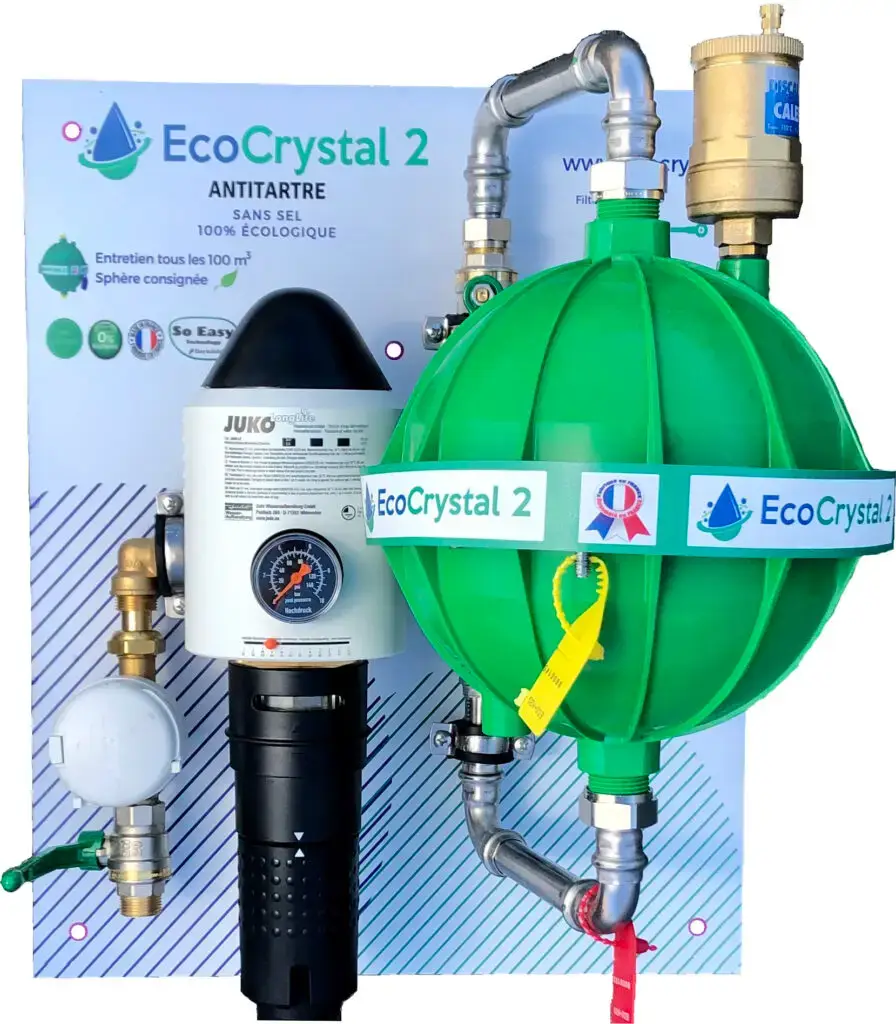 adoucisseur d'eau anti calcaire ecocrystal