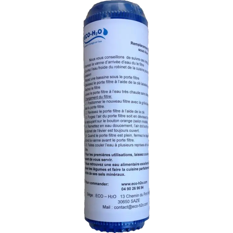 filtre purificateur d'eau dynam'eco polution