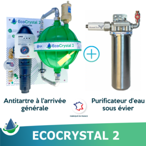 EcoCrystal 2 : l'adoucisseur d'eau sans sel