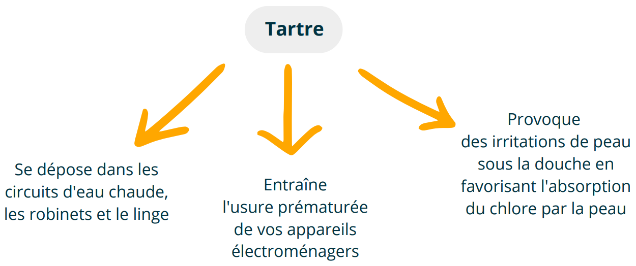 tartre adoucisseur d'eau