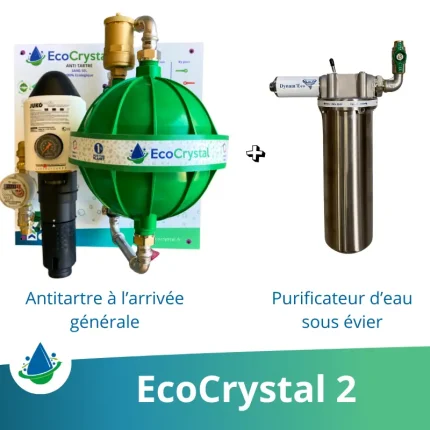 adoucisseur d'eau sans sel ecocrystal 2 antitartre