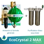 adoucisseur d'eau sans sel ecocrystal 2 max