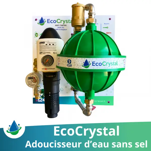 adoucisseur d'eau sans sel ecocrystal