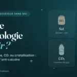 Comparatif des 4 technologies anti-calcaire : adoucisseur à sel, magnétique, CO₂ et cristallisation sur roche volcanique EcoCrystal