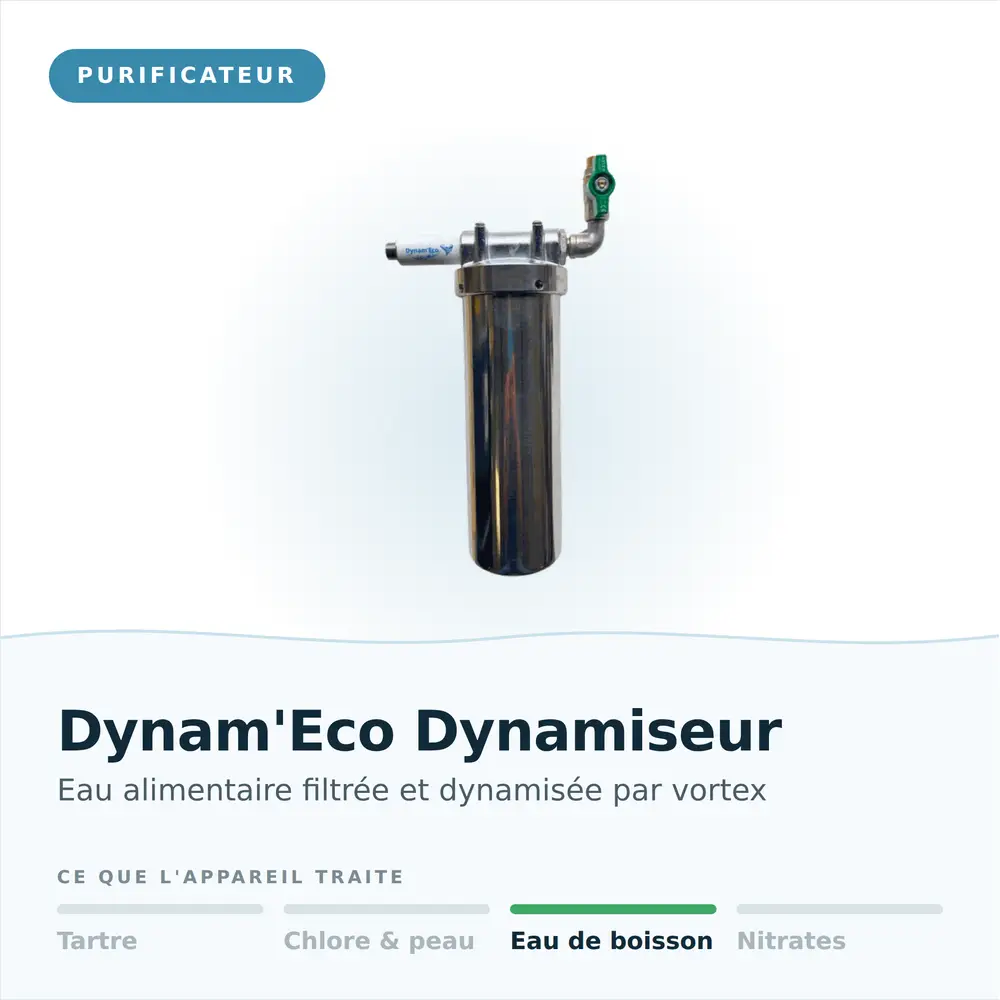 Purificateur d'eau Dynam'eco