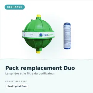 Pack remplacement Ecocrystal Duo